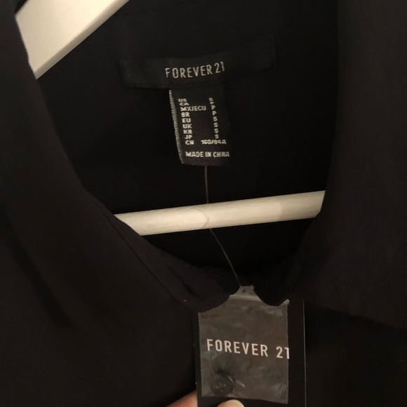 Black with shine silver blouse - Picture 5 of 5